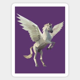 White Pegasus Magnet